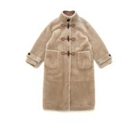 Just Things we Like - Fufu Shearling Coat - Femme - Vestes - Brun - Taille: 40 FR