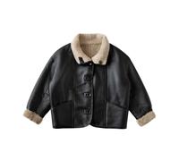 Just Things we Like - JUN Veste Réversible en Shearling - Femme - Vestes - Noir - Taille: 40 FR