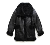 Just Things we Like - Manteau Réversible en Shearling - Femme - Vestes - Noir - Taille: 40 FR