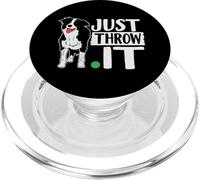 Just Throw It Funny Play Fetch Border Collie PopSockets PopGrip pour MagSafe