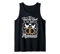 Just Tied the Knot Est. 2025 - Marriage Art Débardeur