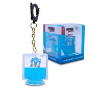 Just Toys Sonic the Hedgehog Charms Cintre pour sac à dos - 6,3 cm - À clipser rempli d'eau avec mini figurine sonique aléatoire et surprise phosphorescente