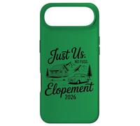 Just Us No Fuss Elopement 2026 Micro Wedding Bride Coque pour iPhone Air