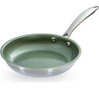 Just Vegan Poêle ECO CeraVegan 20 cm Acier inoxydable Vert Vert