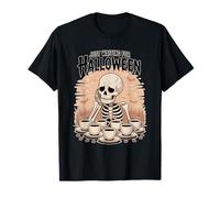 Just Waiting for Halloween Skeleton T-Shirt