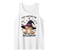 Just Waiting for Halloween Witten, Cadeau pour Homme, Femme et Enfant Débardeur