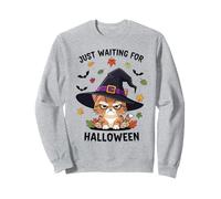 Just Waiting for Halloween Witten, Cadeau pour Homme, Femme et Enfant Sweatshirt
