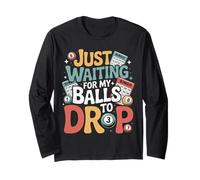 Just Waiting for My Balls to Drop Bingo Hobby Game - Manche Longue