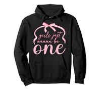 Just Wanna be One T-Shirt 1er Anniversaire pour Fille Sweat à Capuche
