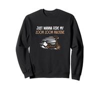 Just Wanna Ride My Zoom Zoom Machine E-Scooter E-Bike Drivers Sweatshirt