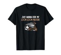 Just Wanna Ride My Zoom Zoom Machine E-Scooter E-Bike Drivers T-Shirt