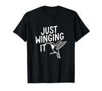 Just Winging It Citation Humour Procrastination T-Shirt