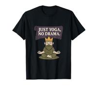 Just Yoga Parchemin de méditation sans Drame T-Shirt