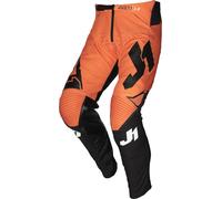 Just1 J-Flex Pantalon Motocross, noir-orange, taille 50 pour homme