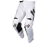 Just1 J-Force Terra, pantalon en textile 38 Blanc/Gris/Noir Blanc/Gris/Noir