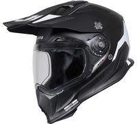 Just1 J14-F Elite Casque Motocross, noir-blanc, taille S pour homme