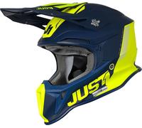 Just1 J18 Pulsar MIPS casque de motocross couleur : bleu/jaune, taille : M (57/58)