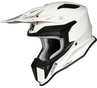Just1 J18 Solid Motocross Helmet Couleur : Blanc, Taille : XL (61/62)
