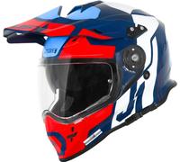 Just1 J34 Casque de motocross Pro Tour couleur : rouge/bleu, taille : L (59/60)