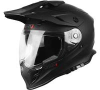 Just1 J34 Pro Solid Casque de motocross, noir, taille XS pour homme