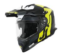 Just1 J34 Pro Tour Casque de motocross, noir-jaune, taille XS pour homme
