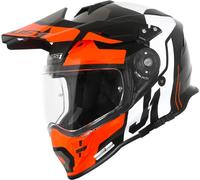 Just1 J34 Pro Tour Motocross Helmet couleur : noir/orange, taille : S (55/56)