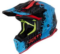 Just1 J38 Mask Casque de motocross couleur : bleu/noir, taille : L (59/60)