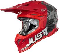Just1 J39 Kinetic casque de motocross couleur : rouge/noir, taille : XS (53/54)