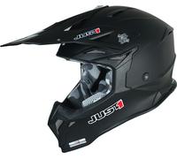 §Casque Cross Just1 J39 Solid Noir§ M 57-58cm