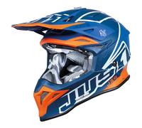 JUST1 J39 Thruster Casque Bleu/Orange Taille 62-XL