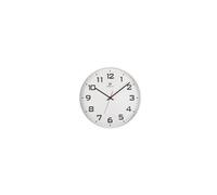 Justaminute 00880B Horloge murale et de table Horloge à quartz Cercle Blanc