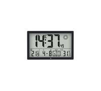 Justaminute JD9909 Horloge Murale Radiocommandée Météo Noir