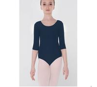 Justaucorps 3/4 microfibre élasthanne fille Wear Moi Arabesque 2-4 ans