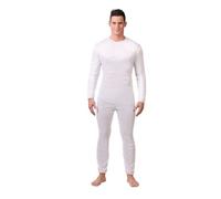 Fiestas GUiRCA Combinaison Justaucorps Basique Blanc pour Homme