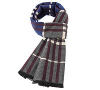 Justay Sowarm Écharpe D'hiver Homme en Cachemire Écharpe Chaude et Douce Tendance à Carreaux Cadeaux pour Homme