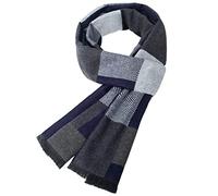 Justay Sowarm Écharpe D'hiver pour Homme en Cachemire Écharpe Chaude et Douce Tendance à Carreaux Cadeaux pour Homme
