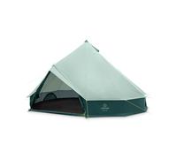 JUSTCAMP Bell 10 Tipi Tente - Tente de Camping extérieure 10 Personnes/Places, 4 Saisons, familiale, imperméable, Premium XXL géante - 5 x 5 x 3 m - 14 kg - Menthe