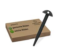 JUSTCAMP Downey Piquets de Tente Plastique - 10 cm [48 pièces]