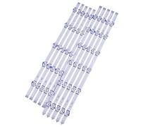 JUSTDANMING Taille de rétroéclairage de 10 pcs LED Bande 5 5LF652V 55LB630V 55LB650V LC550DUH Compatible for FG 55LF5610 55LF580V 55LF5800 55LB630V 55LB6300 Compatible for LG DIRIGÉ Bandes
