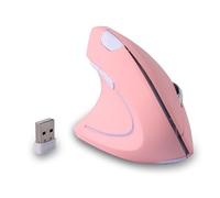 Justdfine Souris ergonomique verticale sans fil 2,4 G avec récepteur USB, pour gaucher, 1600D-PI 6 boutons, souris ergonomique verticale gauche pour ordinateur portable, bureau, PC, cinquième