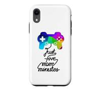 Juste 5 Minutes de Plus Manette de Jeu Gamer Joystick Coque pour iPhone XR
