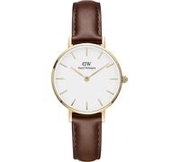 Juste à temps Classique Daniel Wellington Collection brune Petite St Mawes - femme