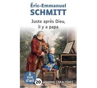 Juste apres dieu il y a papa: Grands caractères, édition accessible pour les malvoyants