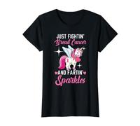 Juste Combattre Le Cancer du Sein et Fartin' Sparkles T-Shirt Graphique avec Valeur