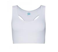 Juste Cool Filles Femmes Débardeur Sportif Respirant Uni Top Court