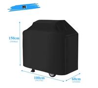 Juste de barbecue extérieure imperméable à l'eau et à la poussière, protection contre la pluie, housse de gril à gaz, polyester S-XXL pour Char-Broil M