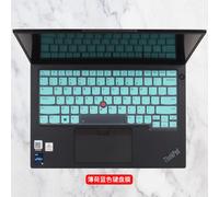 Juste de clavier en silicone pour ordinateur portable,Lenovo ThinkSub E14 Isabel 5 ThinkSub T14 T14s Isabel 4/3,L14 P14s Isabel 3 bronchYoga Isabel 8/7 - Type whiteblue