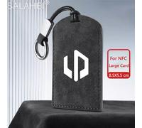 Juste De Clé À Distance En Cuir Pour Leapmotor C10 2024,Porte-Carte Ndavid,Étui De Protection Fob,Accessoires De Chaîne De Clés Sans Clé Automatique - Type C-Black Keyring