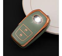 Juste De Clé De Voiture En Caoutchouc Tpu Pour Toyota Hilux Innova Rav4 Fortuner Yadditif 2021,Étui À 2 Boutons,Accessoires De Clé,Mode - Type 1pcs Green Key Case