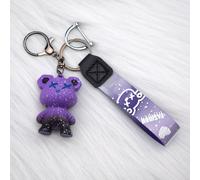 Juste De Clé De Voiture En Tpu Pour Byd,Han,Ev,Tang,Dm,Qin Plus,Song Pro Max,Yuan Doldave E2,Protecteur De Clé Automatique,Accessoires De Voiture - Type Purple Bear